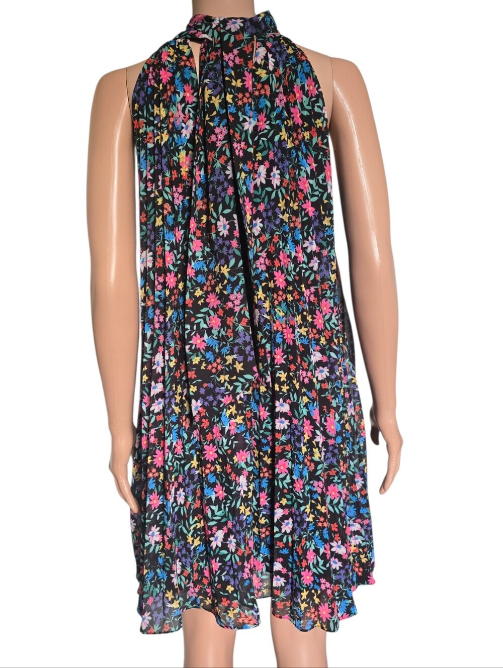 Milly Garden Floral Pleat Annika Dress - Picture 5 of 7